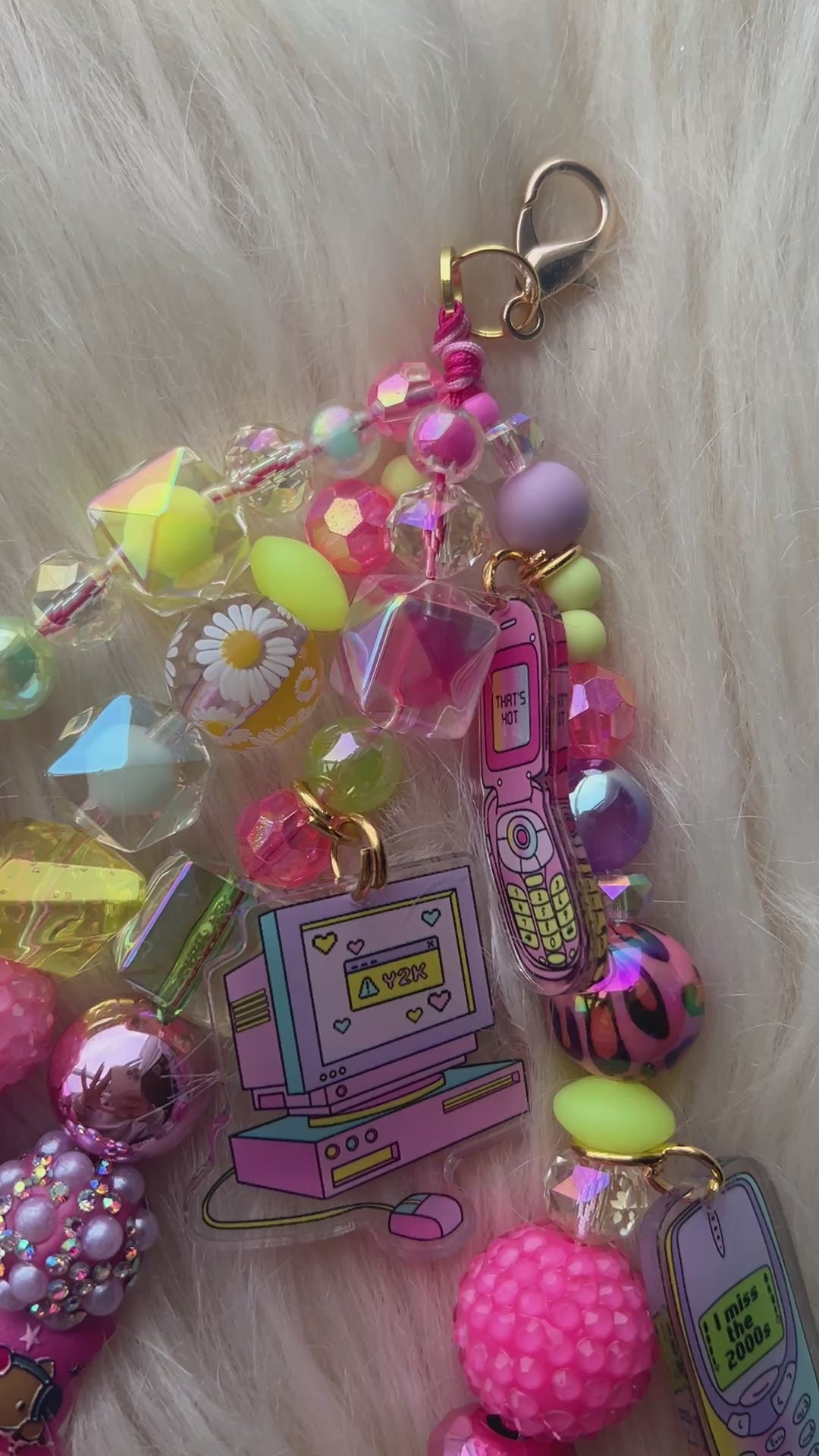 4-Strand Luxe Charm | Statement Planner & Purse Charm