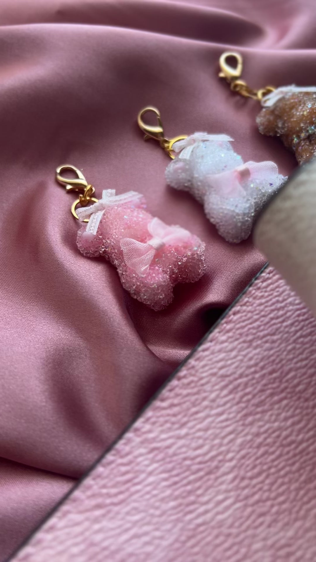 Sugar Bear Clip Charm | Coquette Planner & Purse Accessory