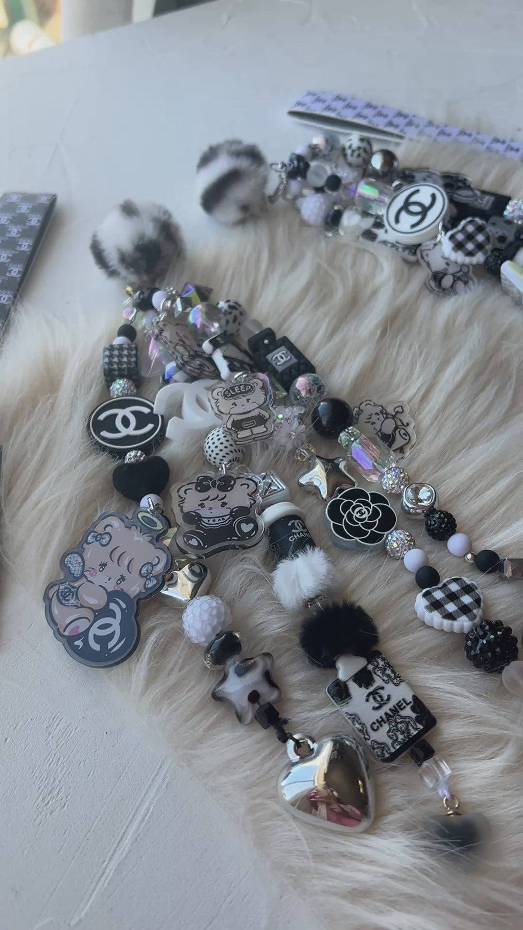 4-Strand Luxe Charm | Statement Planner & Purse Charm