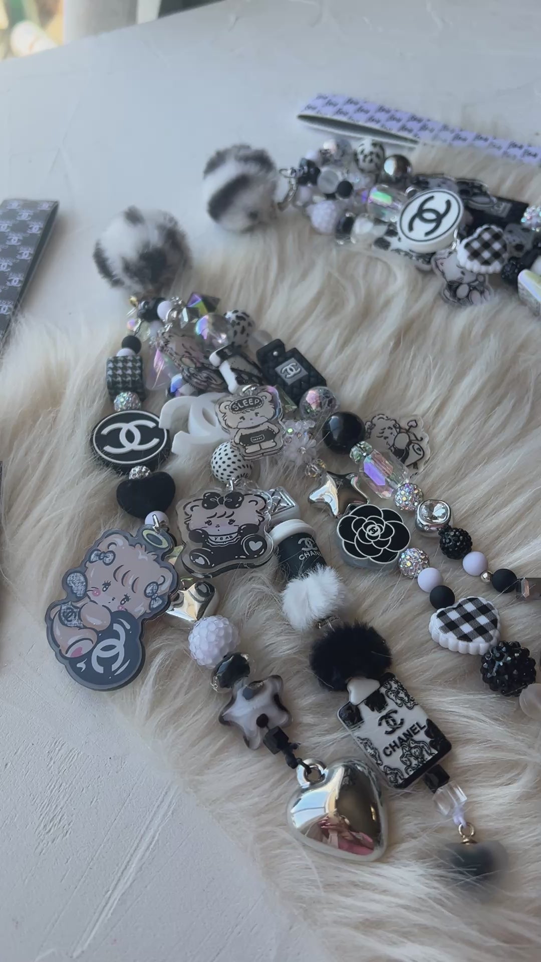 4-Strand Luxe Charm | Statement Planner & Purse Charm